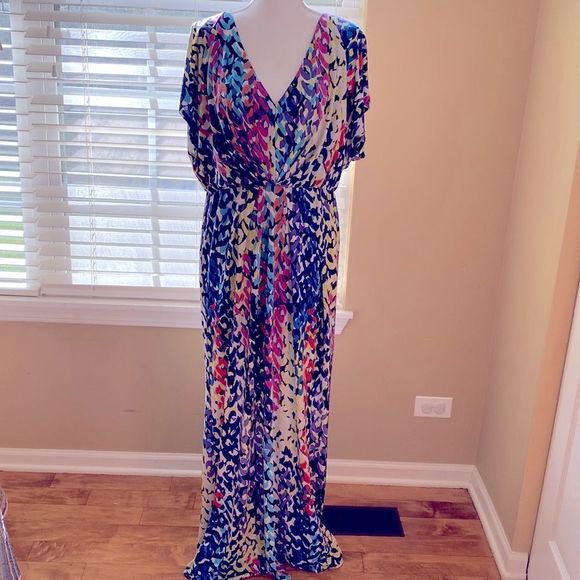 Trina Turk Maxi Dress 14 - Picture 1 of 9